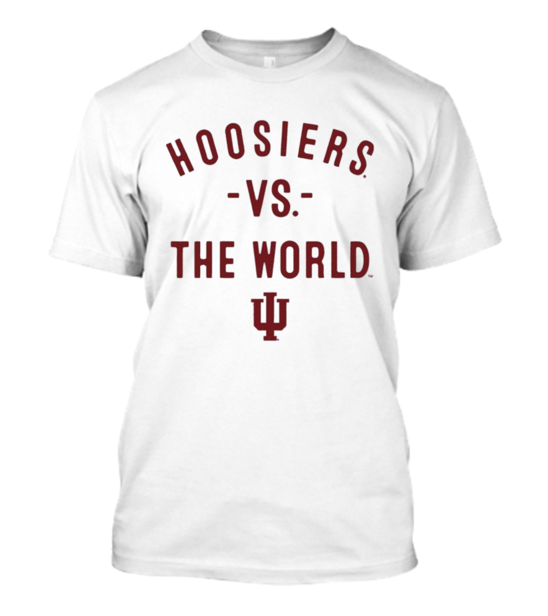 Hoosiers Vs The World IU NCAA College Sports T-Shirt