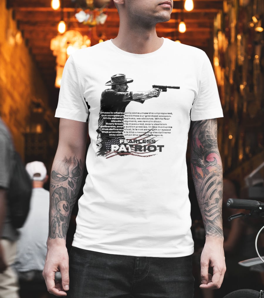 Jordan Salinas Fearless Patriot Hero T-Shirt