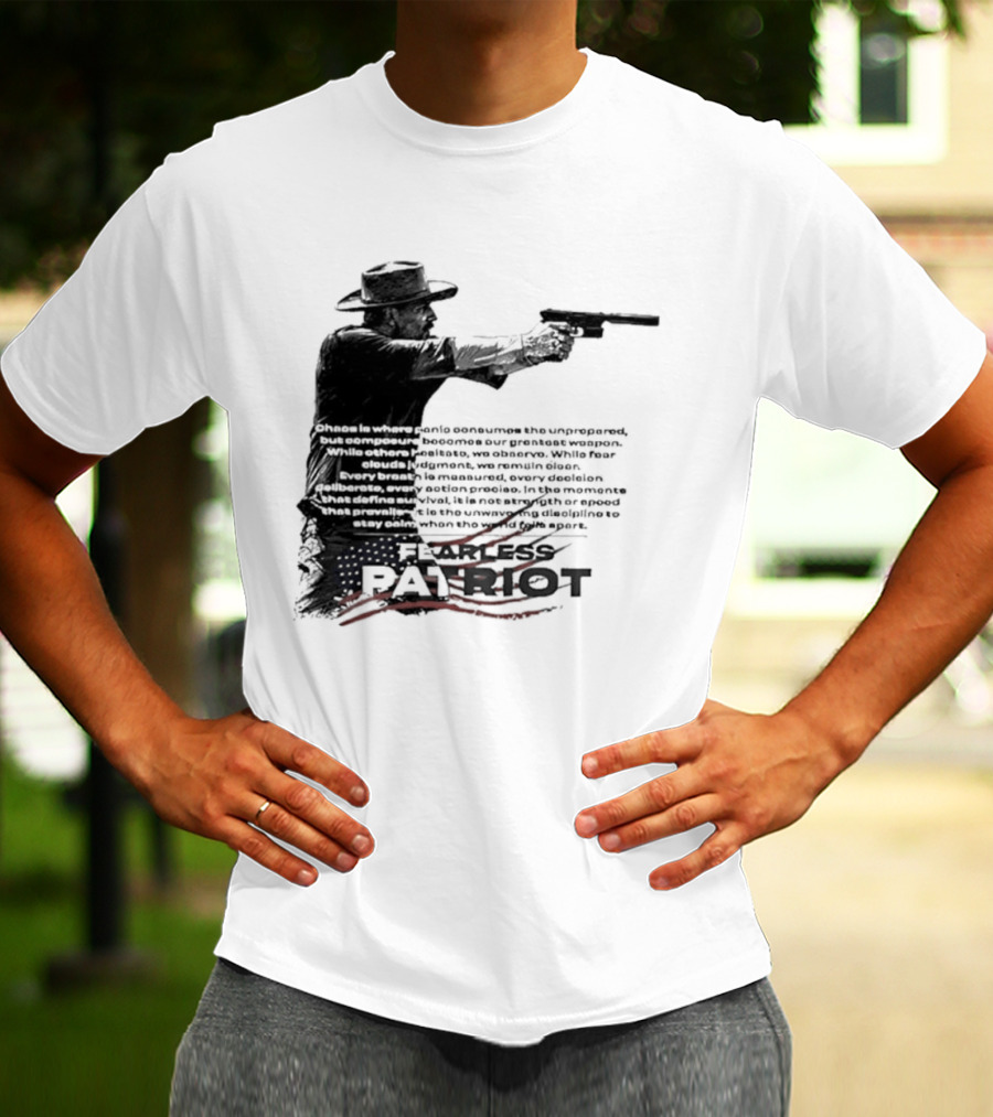 Jordan Salinas Fearless Patriot Hero T-Shirt