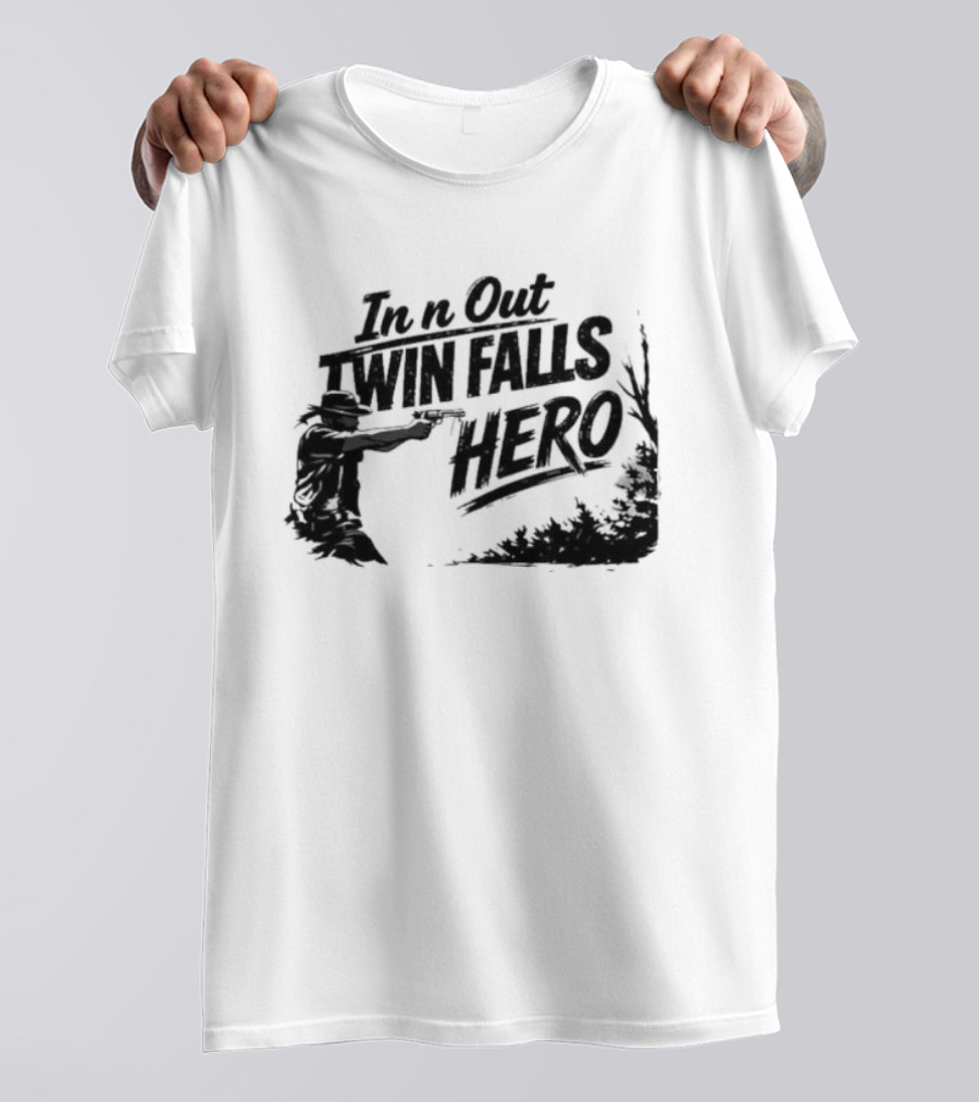 In N Out Twin Falls Hero Jordan Salinas Idaho T-Shirt