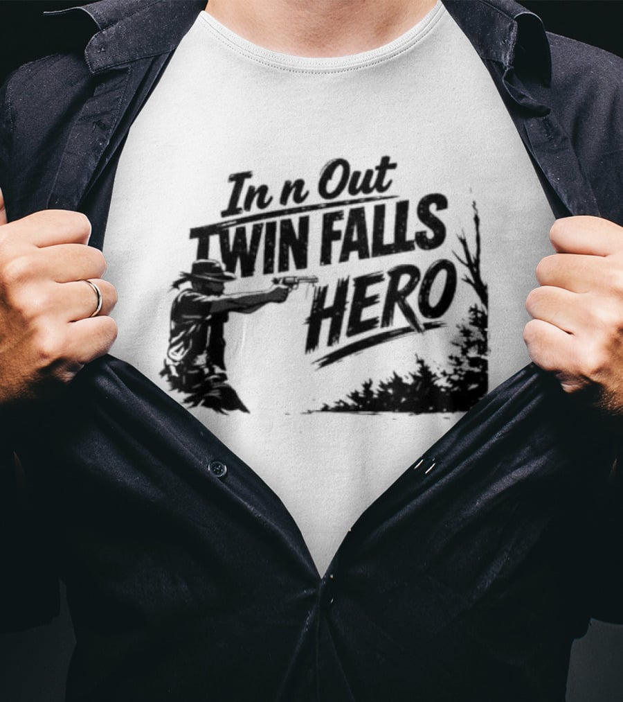 In N Out Twin Falls Hero Jordan Salinas Idaho T-Shirt