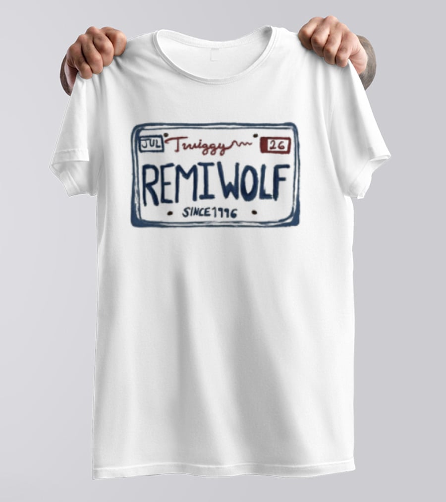 Remi Wolf Store License Plate December Twirl 227 California 2023 T-Shirt