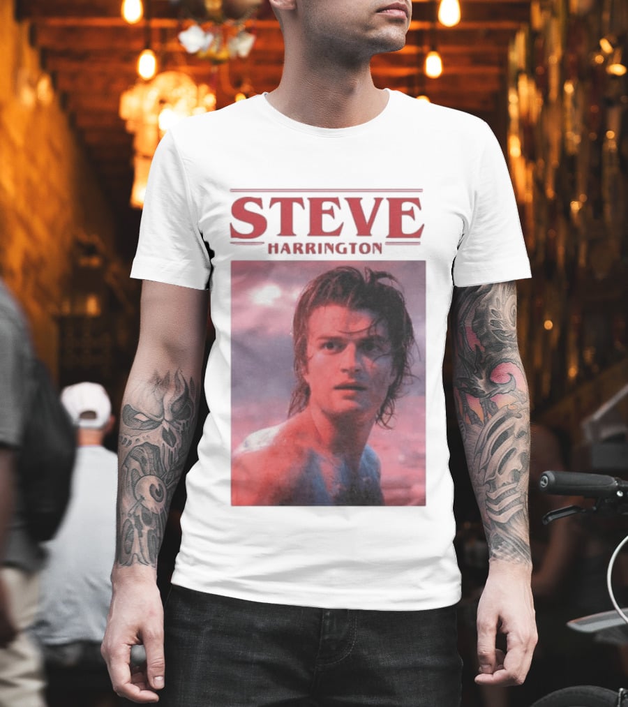 Steve Harrington Vintage Aesthetic Stranger Things Joe Keery T-Shirt