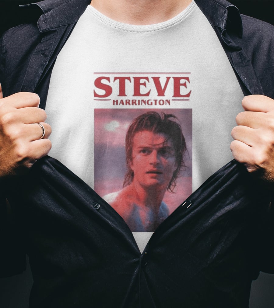 Steve Harrington Vintage Aesthetic Stranger Things Joe Keery T-Shirt