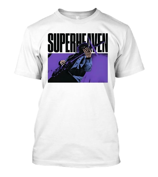 Superheaven Guitarist Performance Alternative Rock Purple Aesthetic T-Shirt