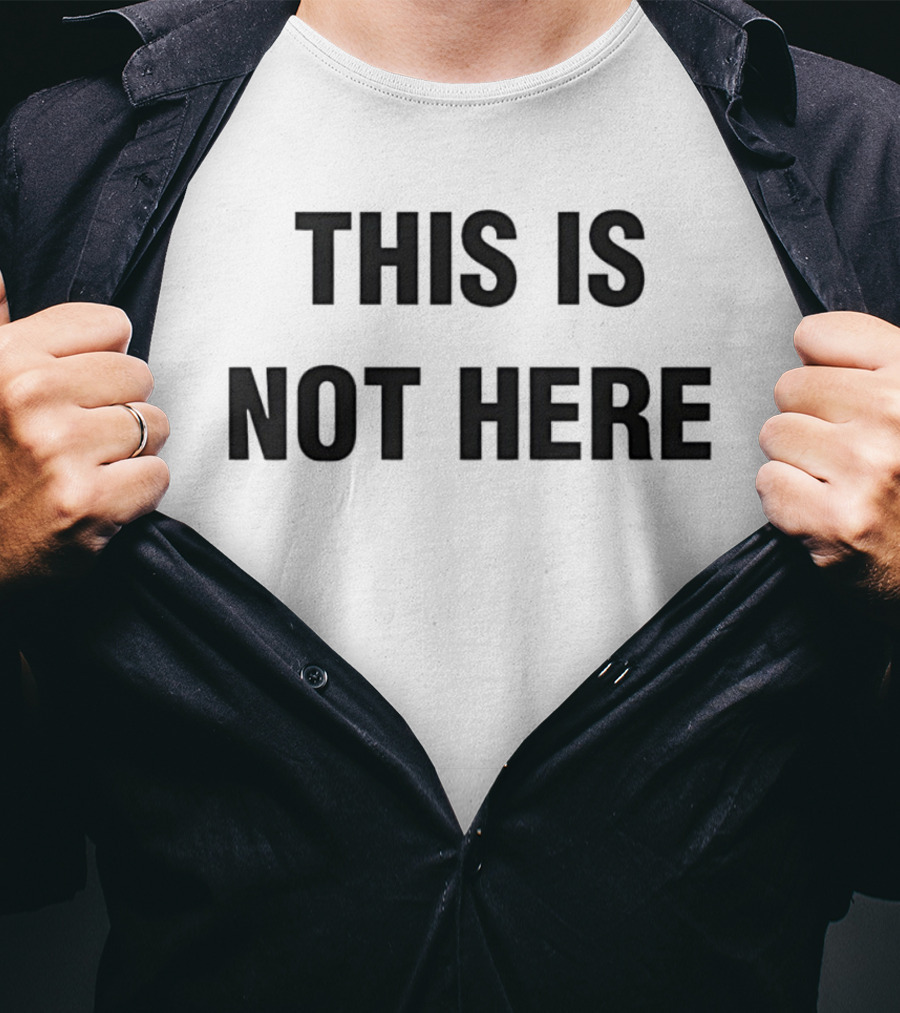 This Is Not Here Yoko Ono Conceptual T-Shirt