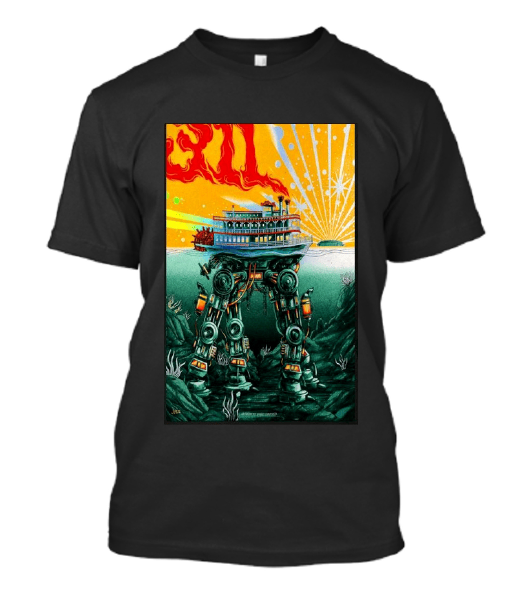 311 Kansas City MO 2026 Steamboat Robot T-Shirt