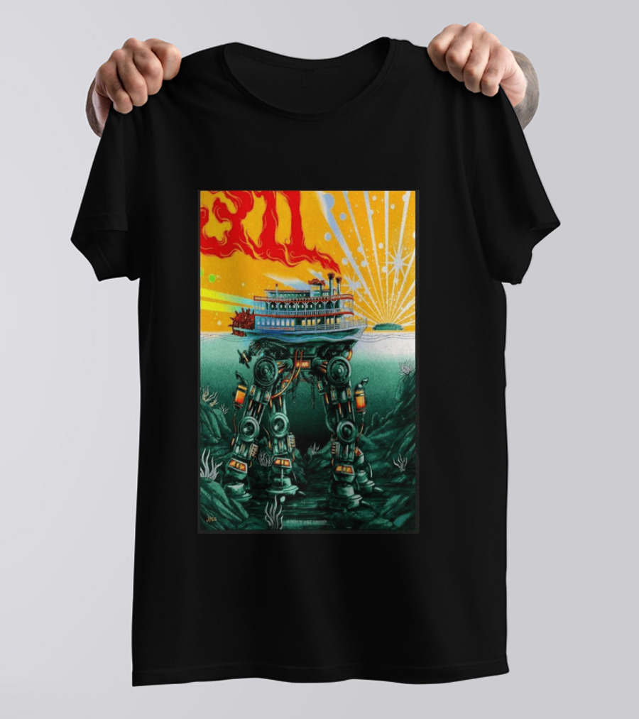311 Kansas City MO 2026 Steamboat Robot T-Shirt