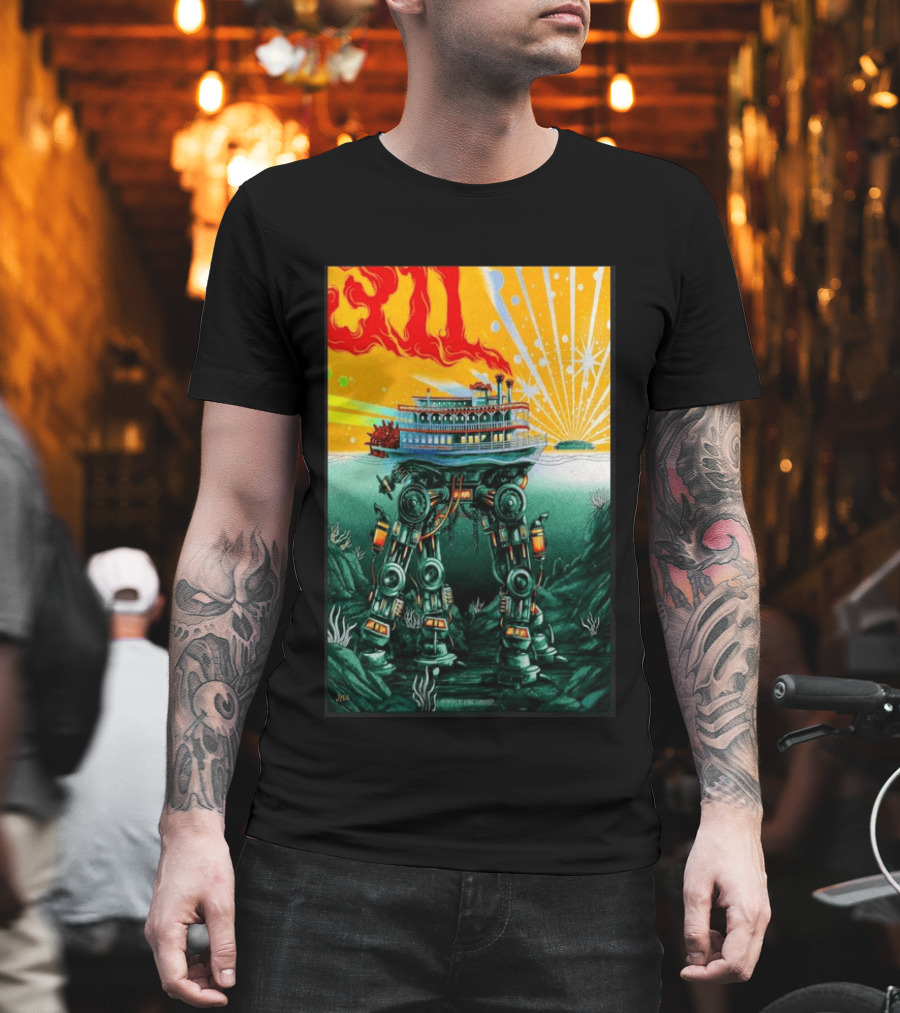 311 Kansas City MO 2026 Steamboat Robot T-Shirt