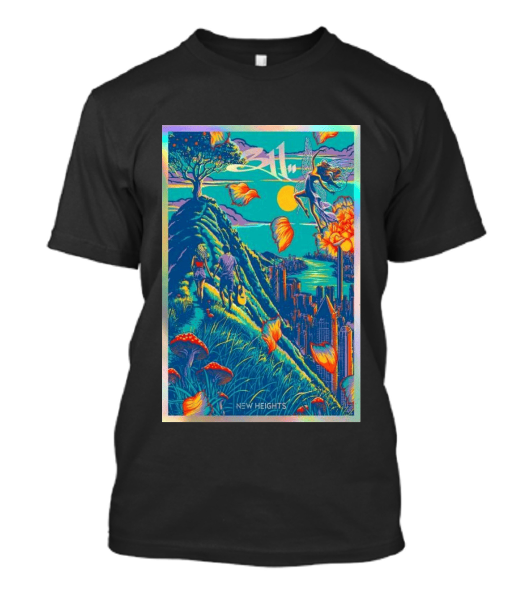 311 New Heights 2026 Fairy Cityscape Guitar Walk T-Shirt