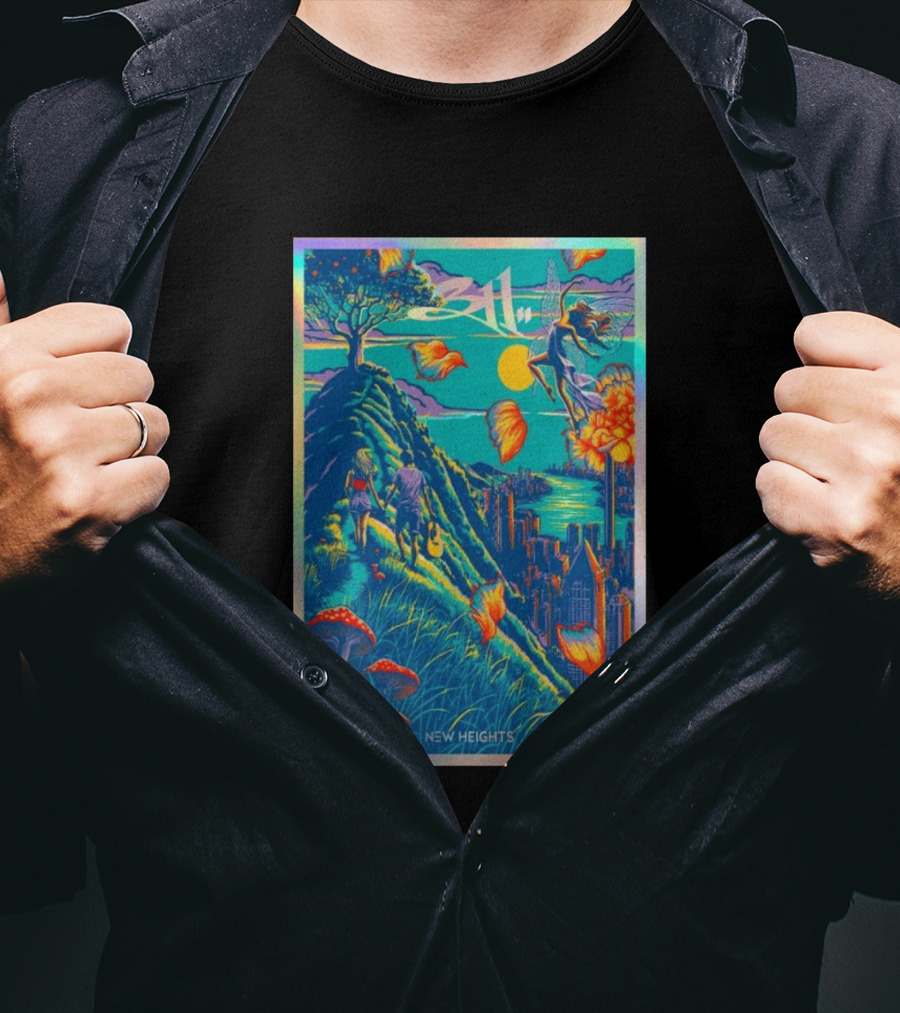 311 New Heights 2026 Fairy Cityscape Guitar Walk T-Shirt