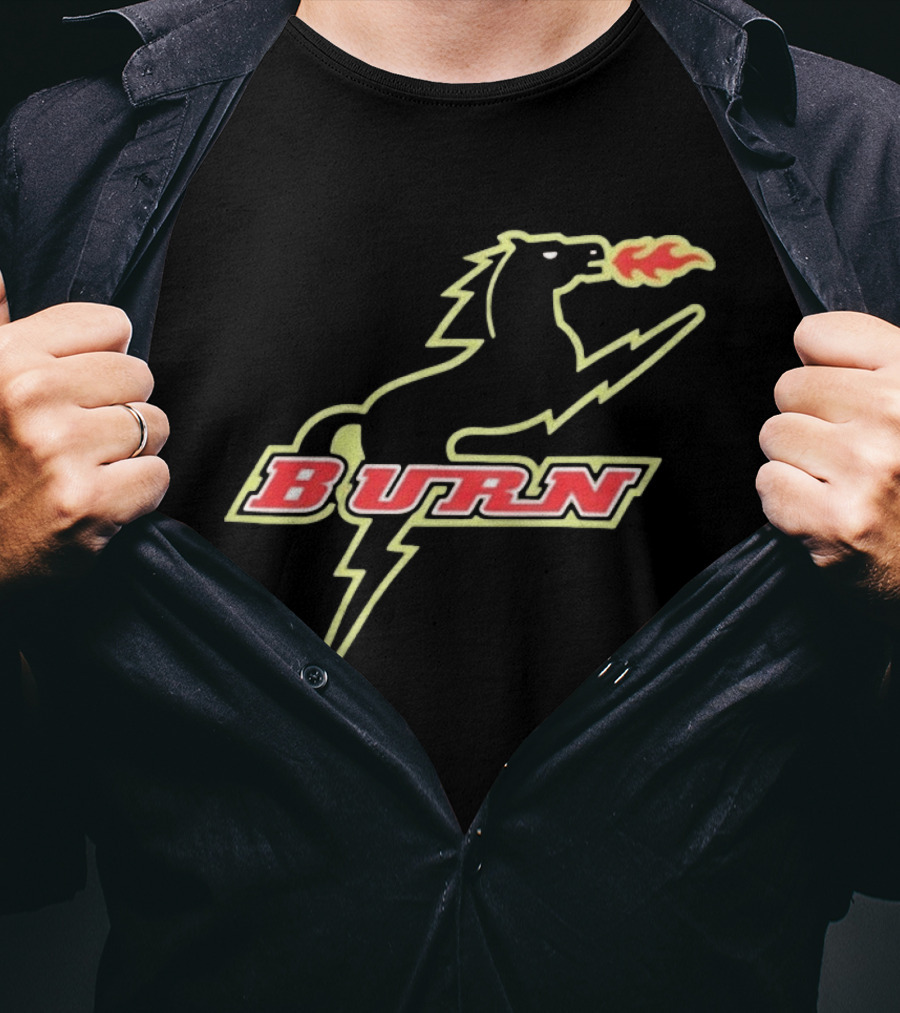 Burn Fire Breathing Horse Team T-Shirt
