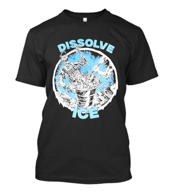 Dissolve Ice Undead Horror Bucket Stirring 2026 T-Shirt