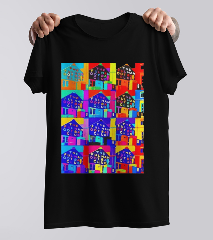 The Fulham Football Club Pop Art Craven Cottage T-Shirt