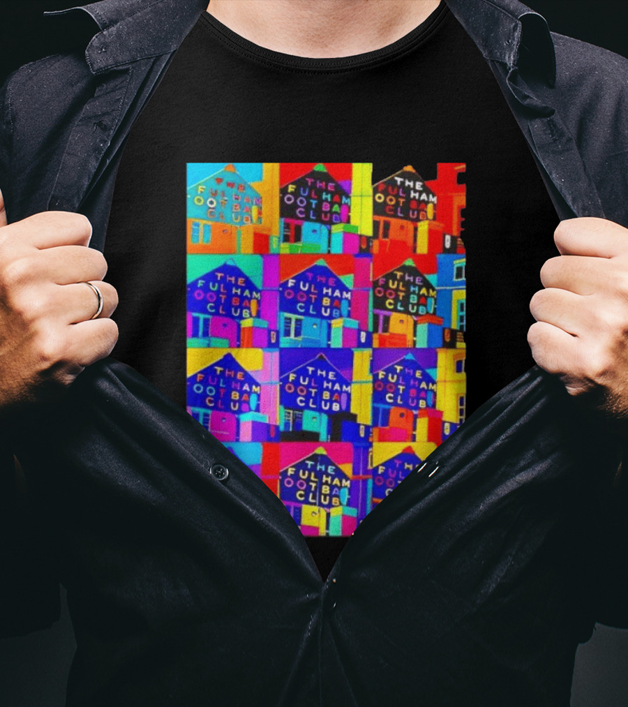 The Fulham Football Club Pop Art Craven Cottage T-Shirt