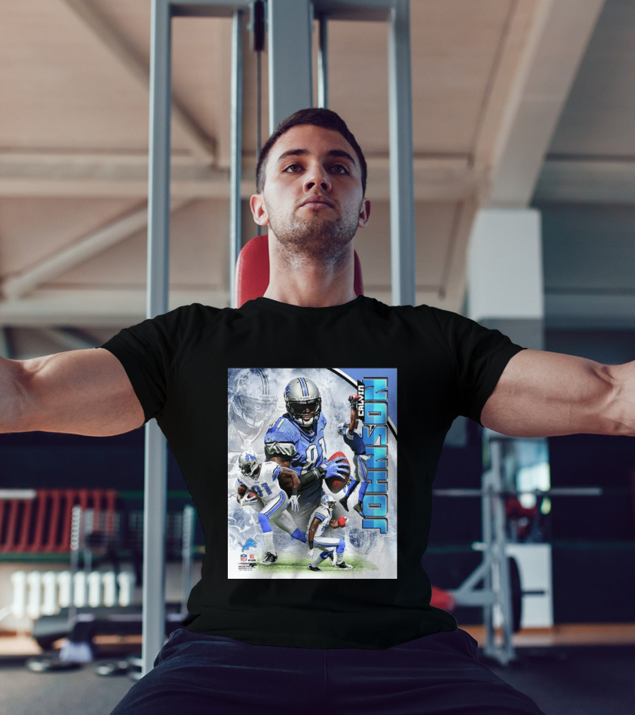 Calvin Johnson Detroit Lions NFL Football Superstar T-Shirt