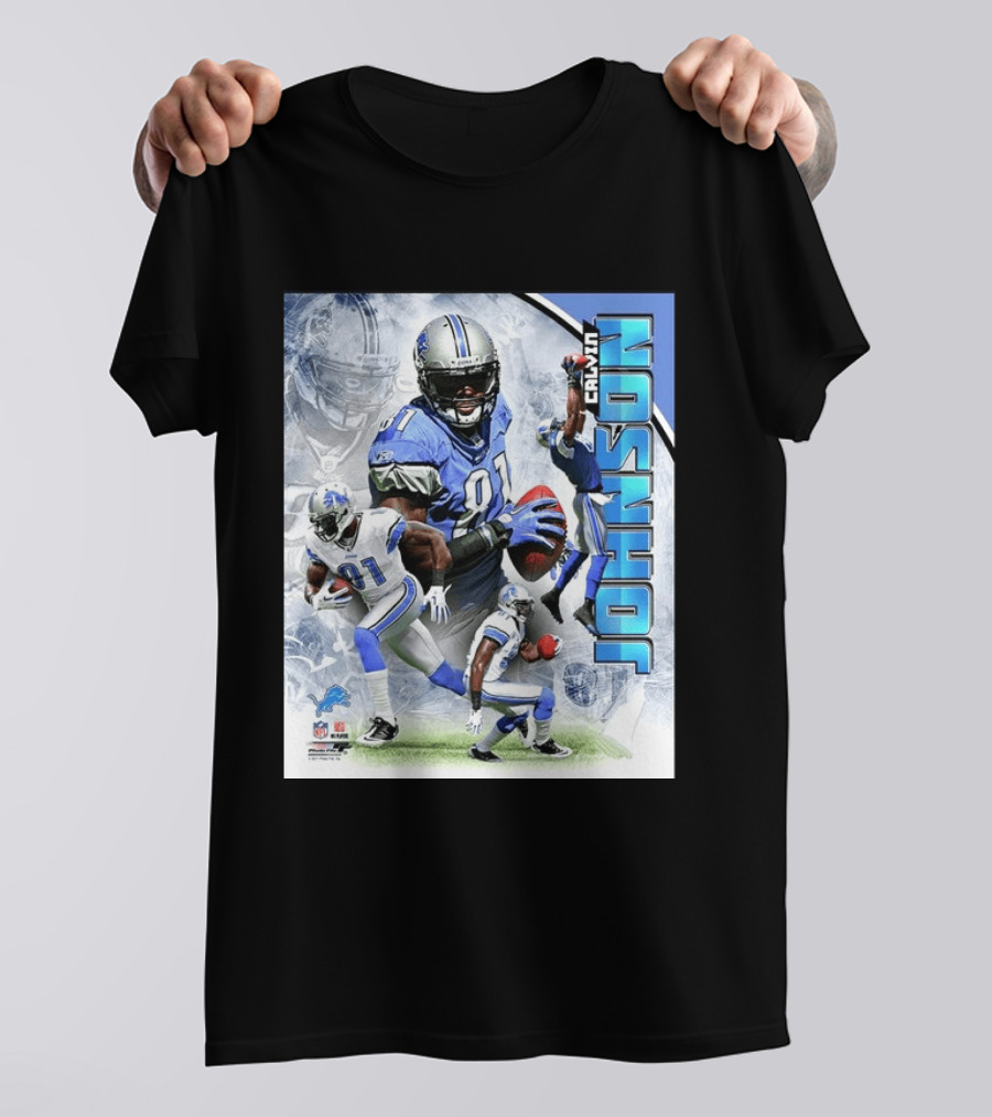 Calvin Johnson Detroit Lions NFL Football Superstar T-Shirt
