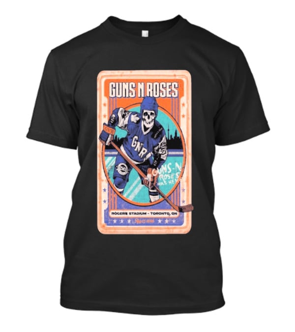 Guns N Roses Rogers Stadium Toronto ON 08 05 2026 Hockey Skeleton T-Shirt