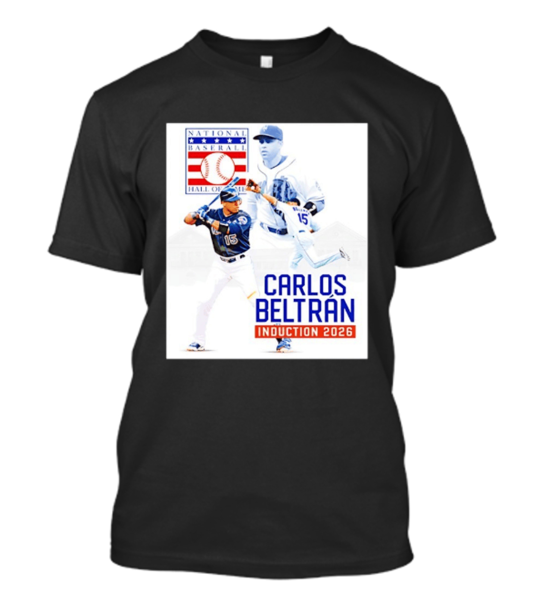 Carlos Beltran National Baseball Hall Of Fame Induction 2026 T-Shirt
