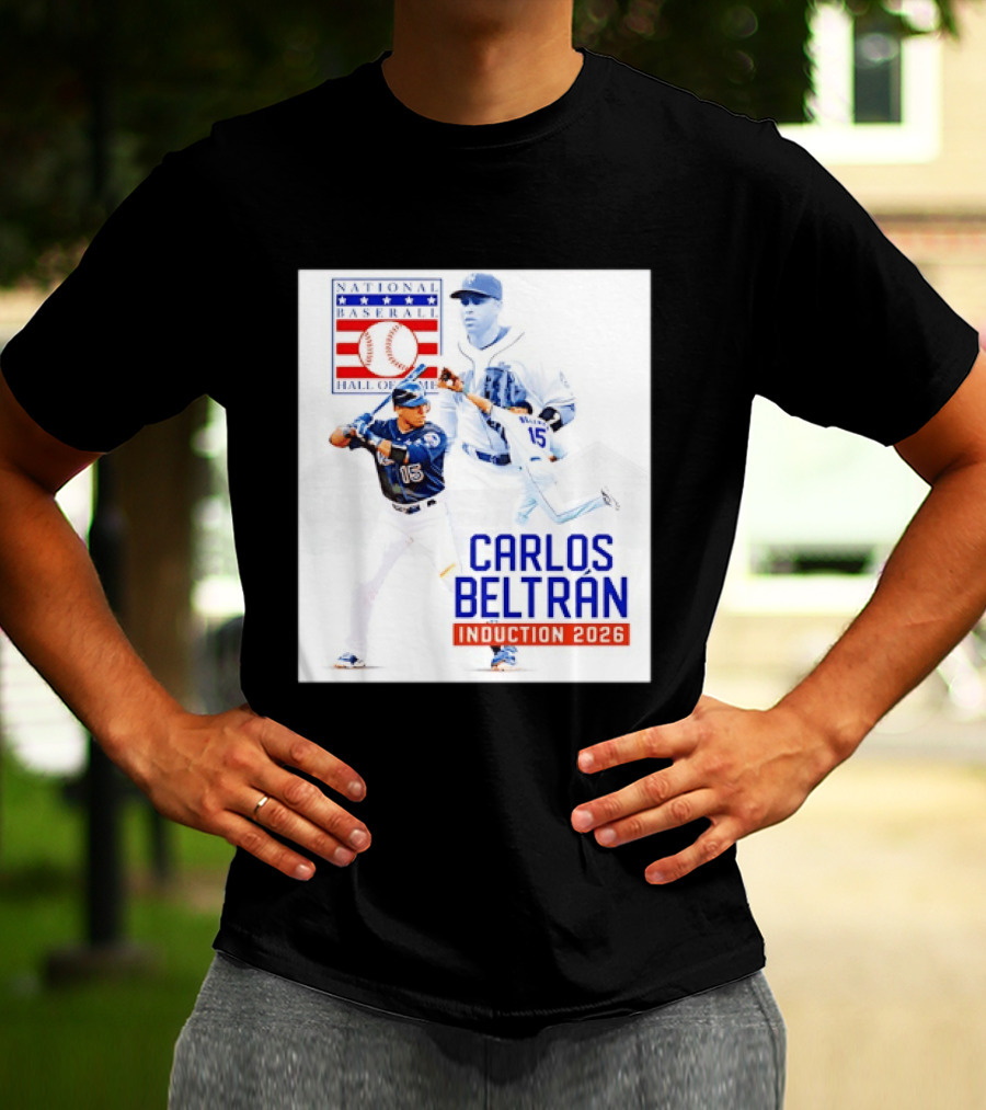 Carlos Beltran National Baseball Hall Of Fame Induction 2026 T-Shirt