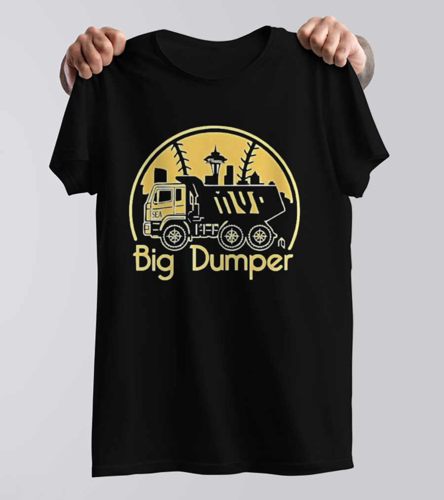 Big Dumper Cal Raleigh Seattle Skyline Truck Mvp T-Shirt