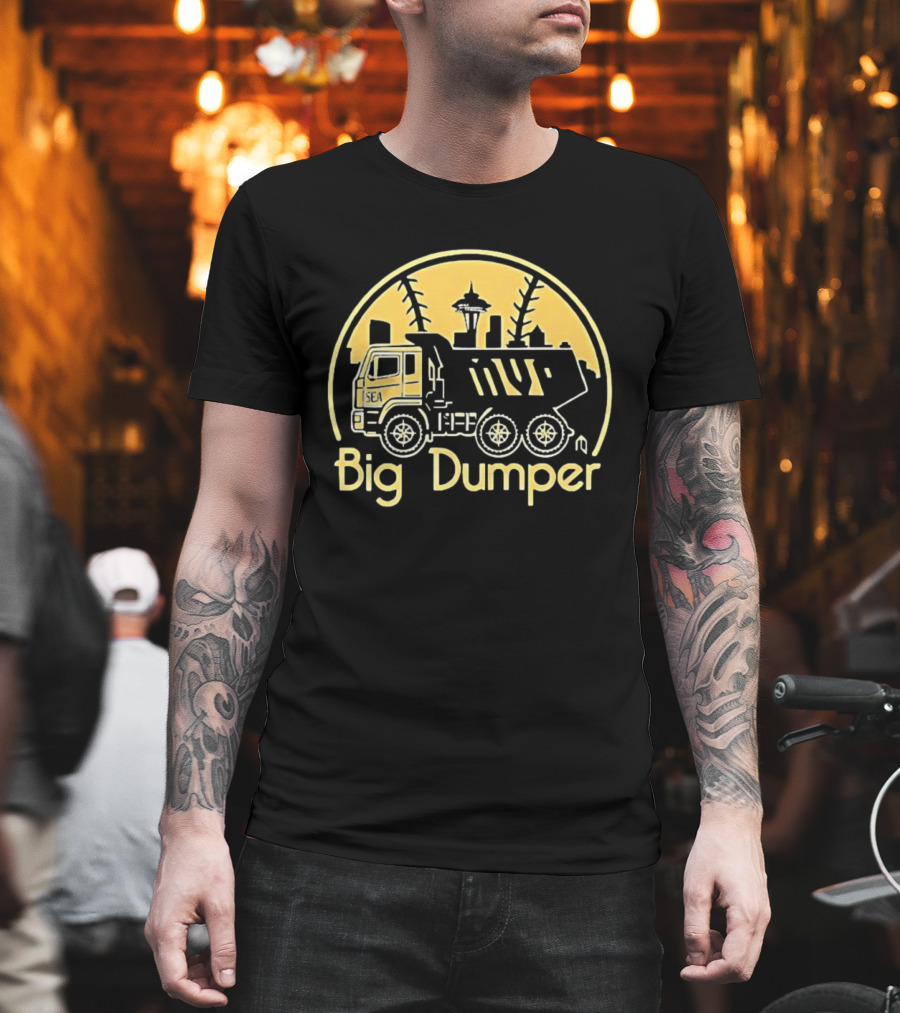 Big Dumper Cal Raleigh Seattle Skyline Truck Mvp T-Shirt