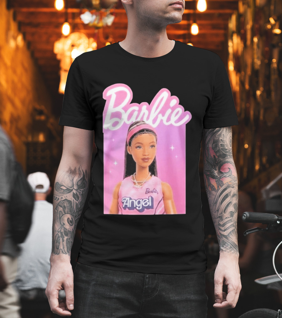 Barbie Angel Basketball Doll T-Shirt