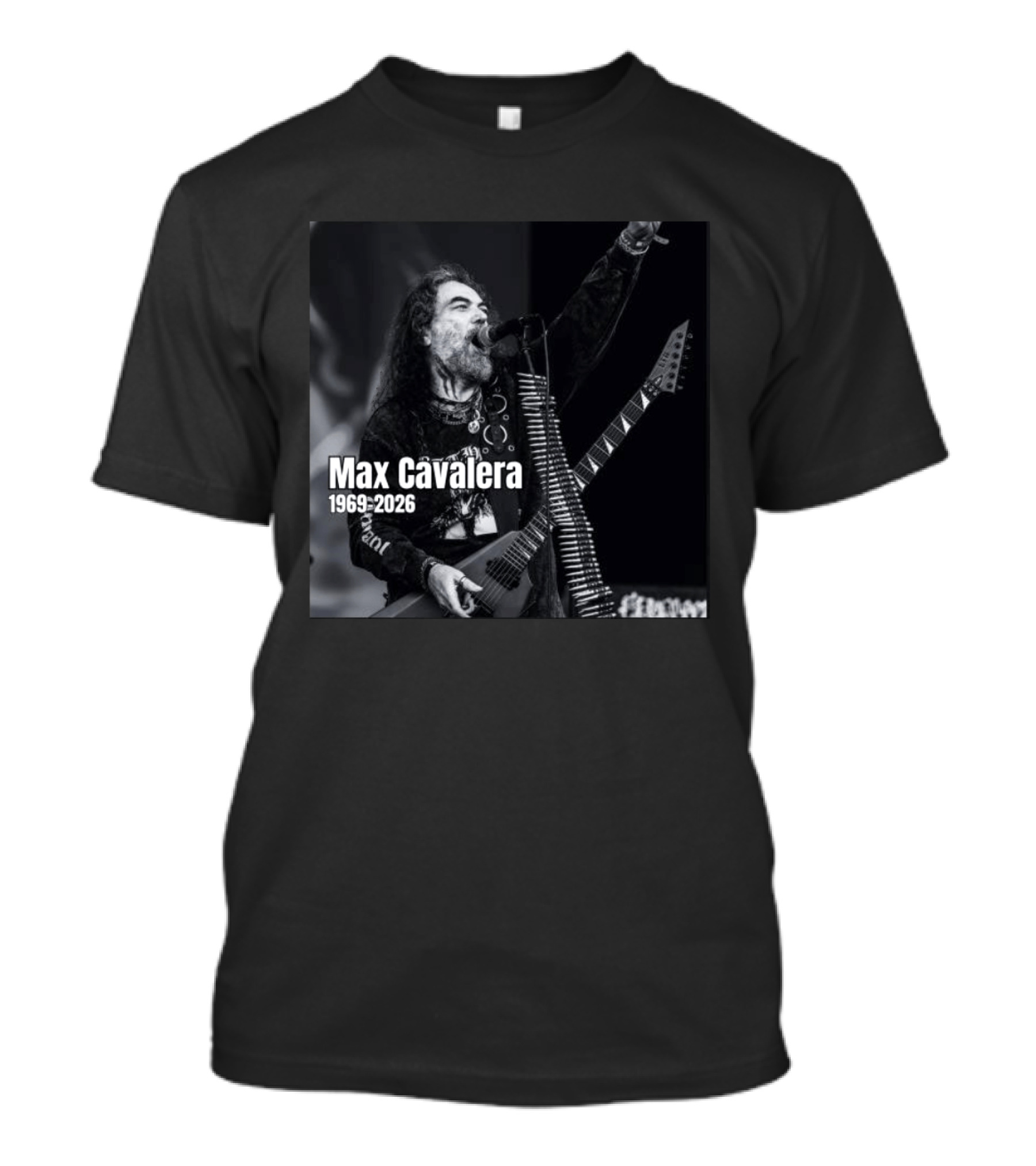 Max Cavalera 1969 2026 Heavy Metal Icon Performance T-Shirt