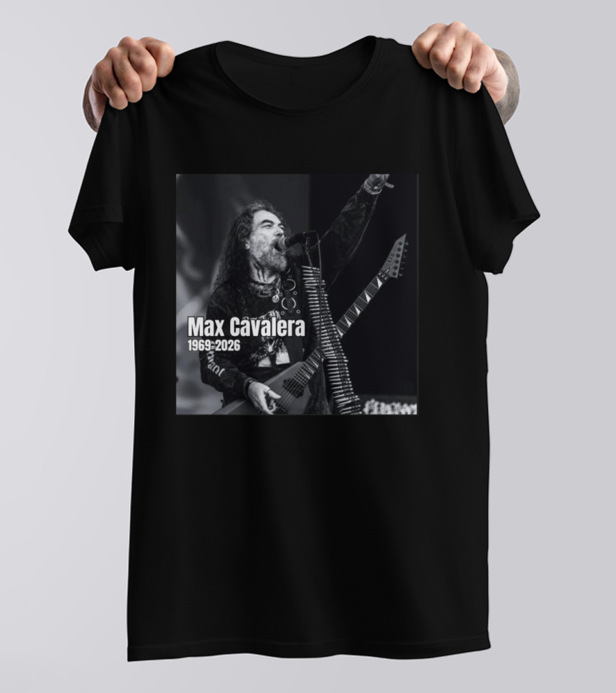 Max Cavalera 1969 2026 Heavy Metal Icon Performance T-Shirt
