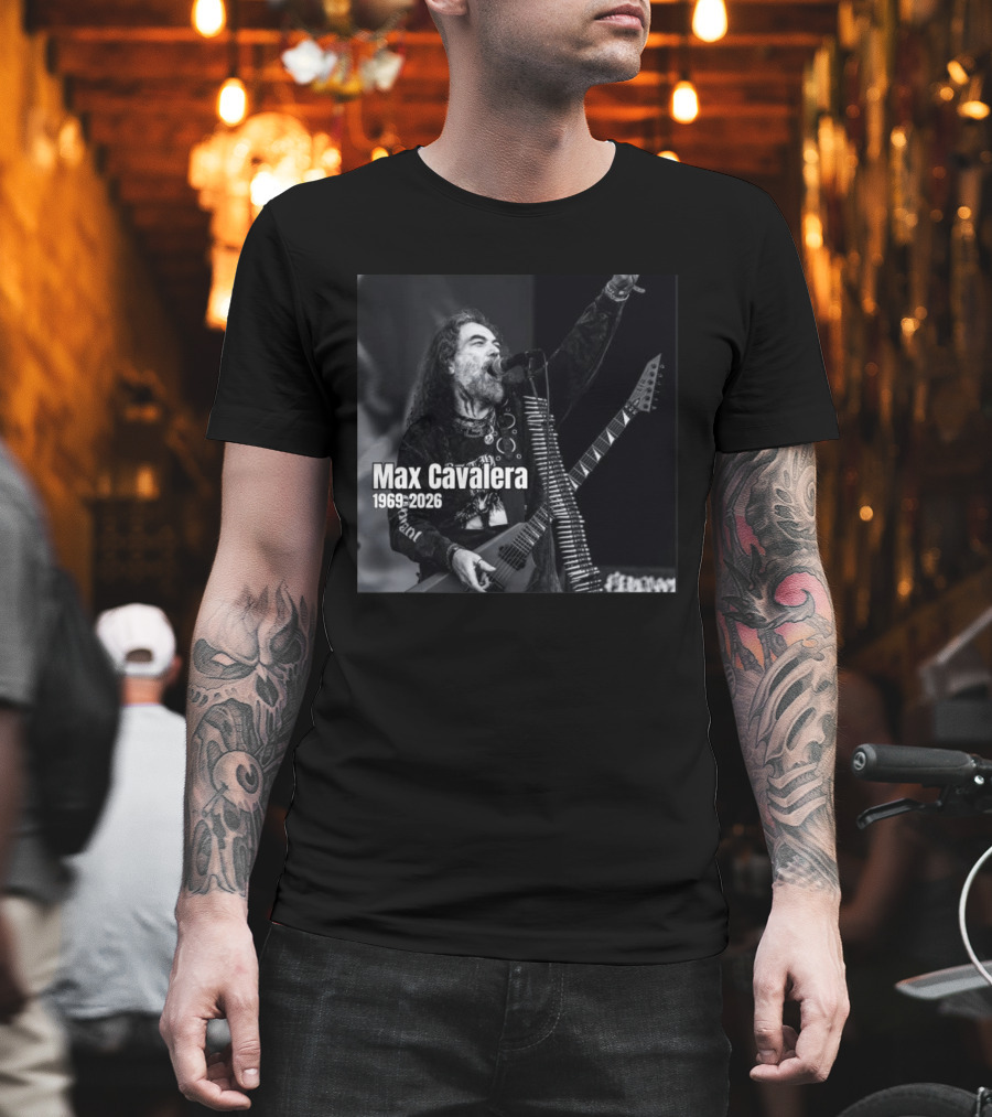 Max Cavalera 1969 2026 Heavy Metal Icon Performance T-Shirt
