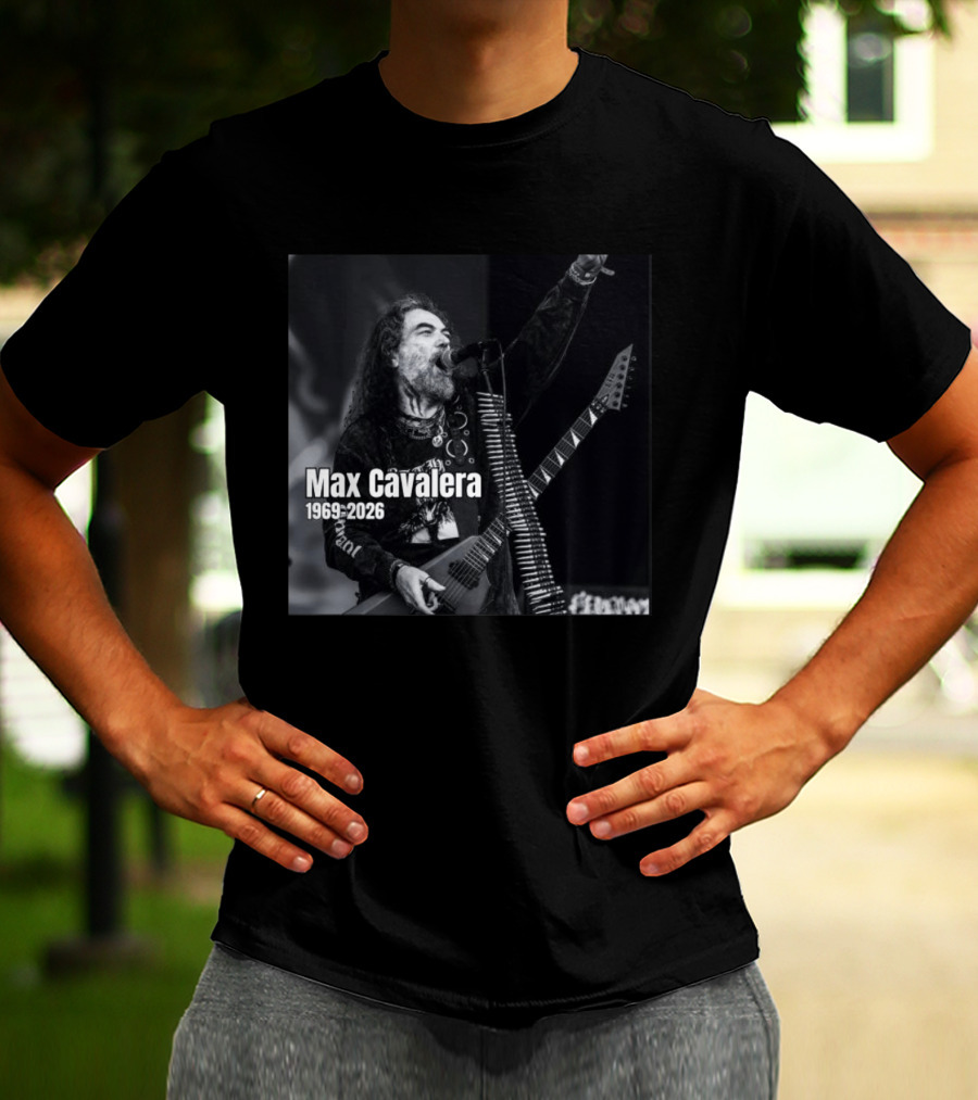 Max Cavalera 1969 2026 Heavy Metal Icon Performance T-Shirt
