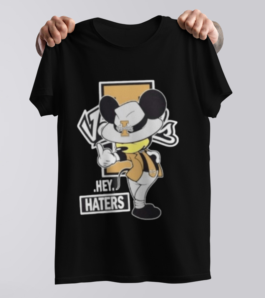 Idaho Vandals Football Mickey Hey Haters T-Shirt