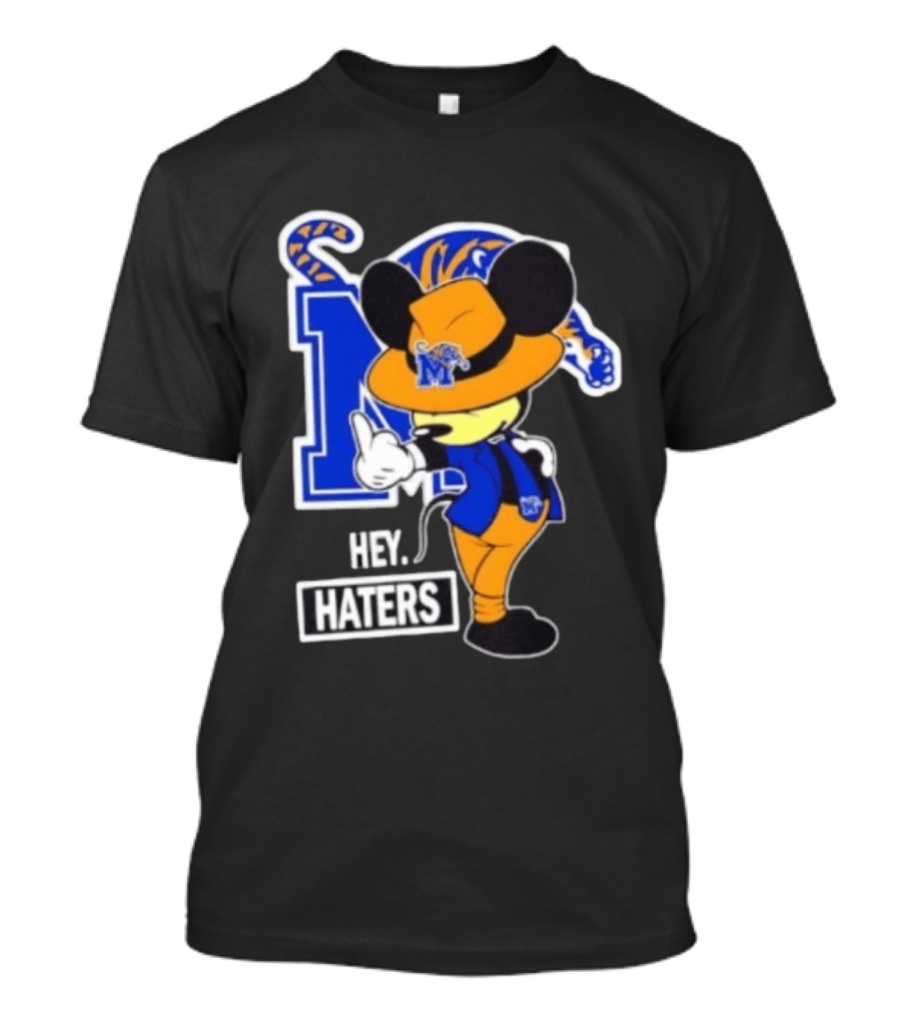 Mickey Hey Haters Memphis Tigers Football Fan T-Shirt