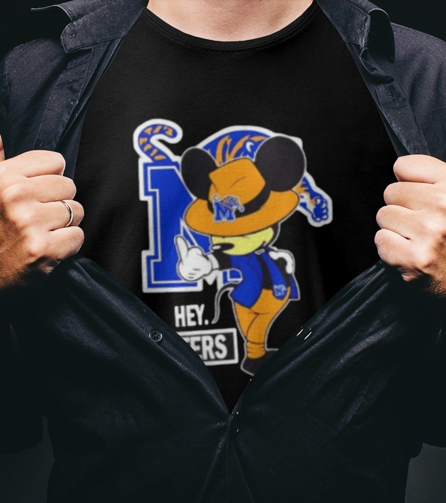 Mickey Hey Haters Memphis Tigers Football Fan T-Shirt