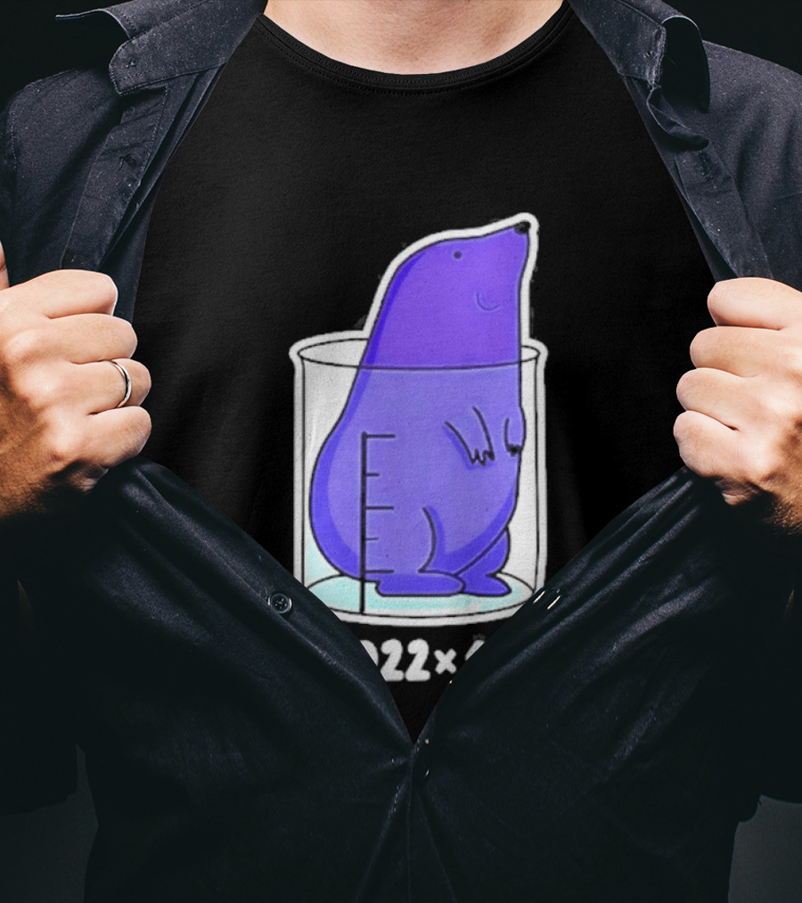 Mole 6.022 X 10²³ Avogadro Chemistry Beaker T-Shirt
