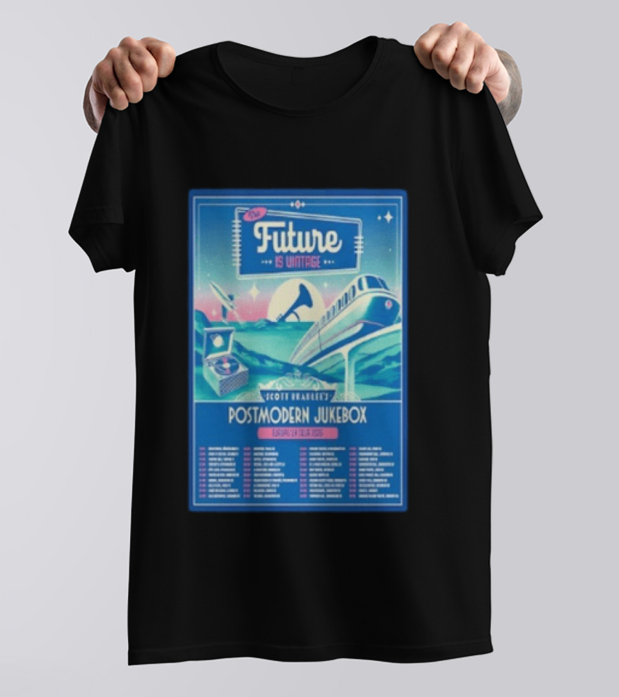 Future Is Vintage Scott Bradlee's Postmodern Jukebox Europe UK Tour 2026 T-Shirt