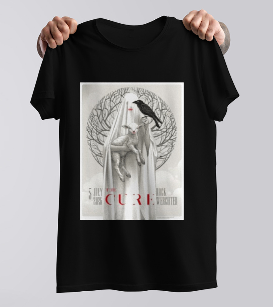 5 July 2026 The Cure Rock Werchter Raven And Lamb T-Shirt