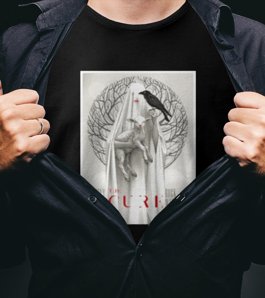 5 July 2026 The Cure Rock Werchter Raven And Lamb T-Shirt