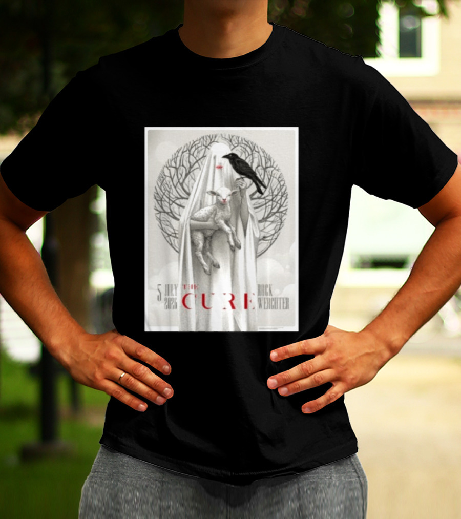 5 July 2026 The Cure Rock Werchter Raven And Lamb T-Shirt