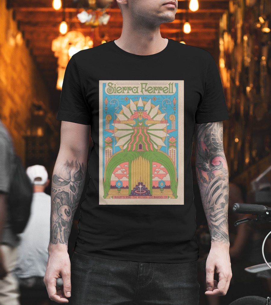 Sierra Ferrell August 5 2026 The Wiltern Los Angeles CA Psychedelic T-Shirt
