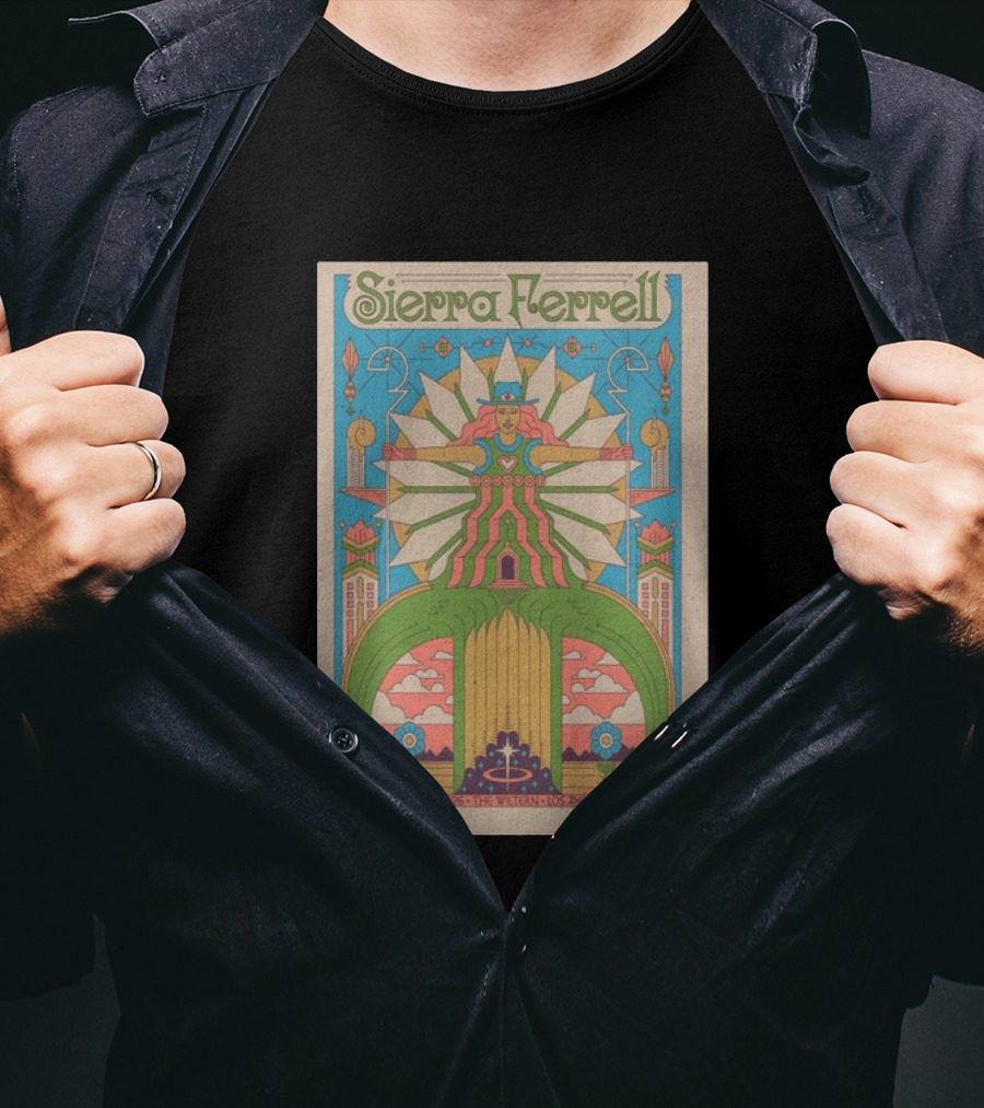 Sierra Ferrell August 5 2026 The Wiltern Los Angeles CA Psychedelic T-Shirt