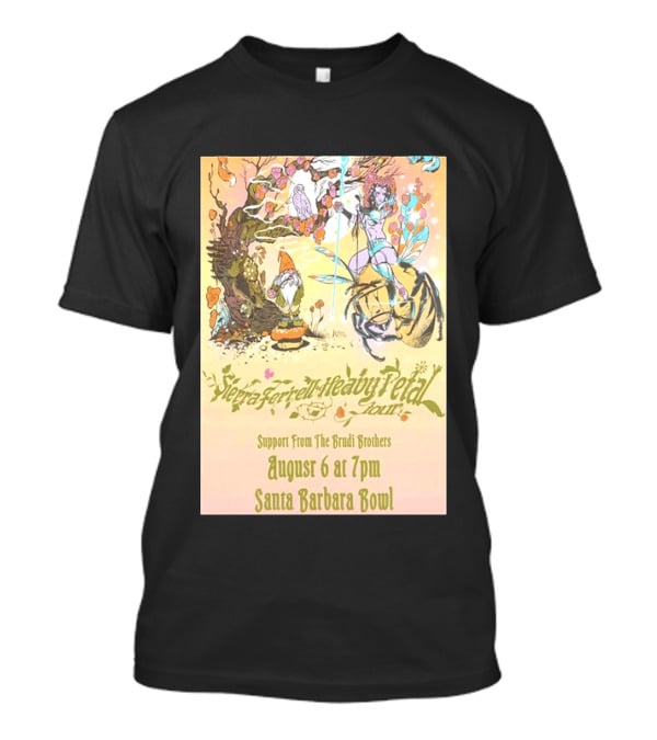Sierra Ferrell Heavy Petal Tour Brudi Brothers Support August 6 Santa Barbara Bowl T-Shirt