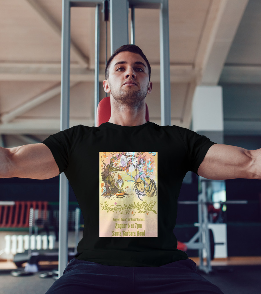 Sierra Ferrell Heavy Petal Tour Brudi Brothers Support August 6 Santa Barbara Bowl T-Shirt
