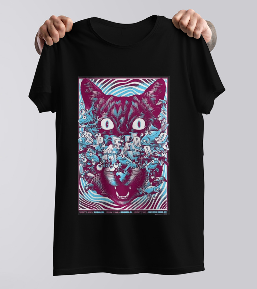 Spafford Richmond Virginia Tour Aug 6 2026 Cat Eyes And Fish T-Shirt