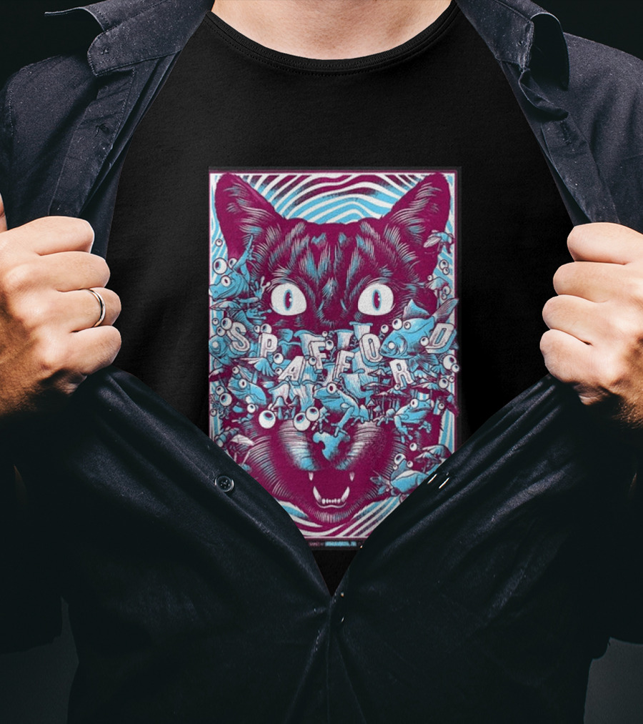 Spafford Richmond Virginia Tour Aug 6 2026 Cat Eyes And Fish T-Shirt