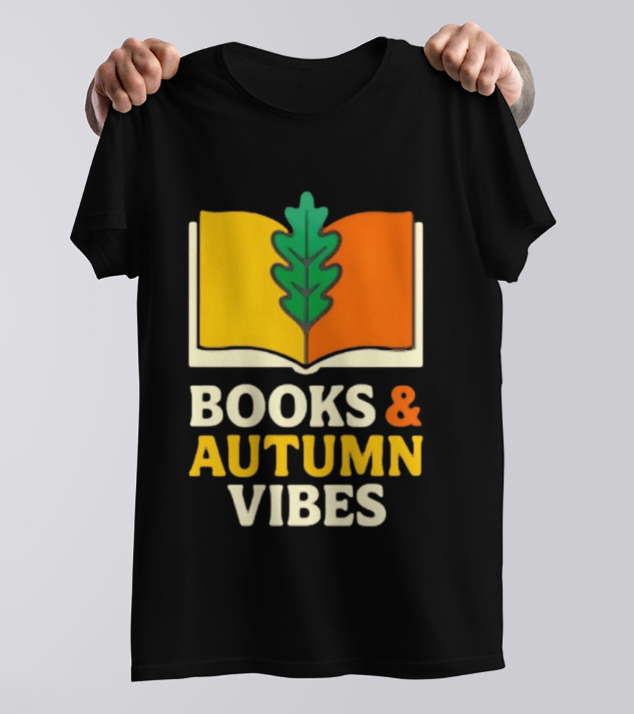 Books And Autumn Vibes Cozy Reading Season T-Shirt