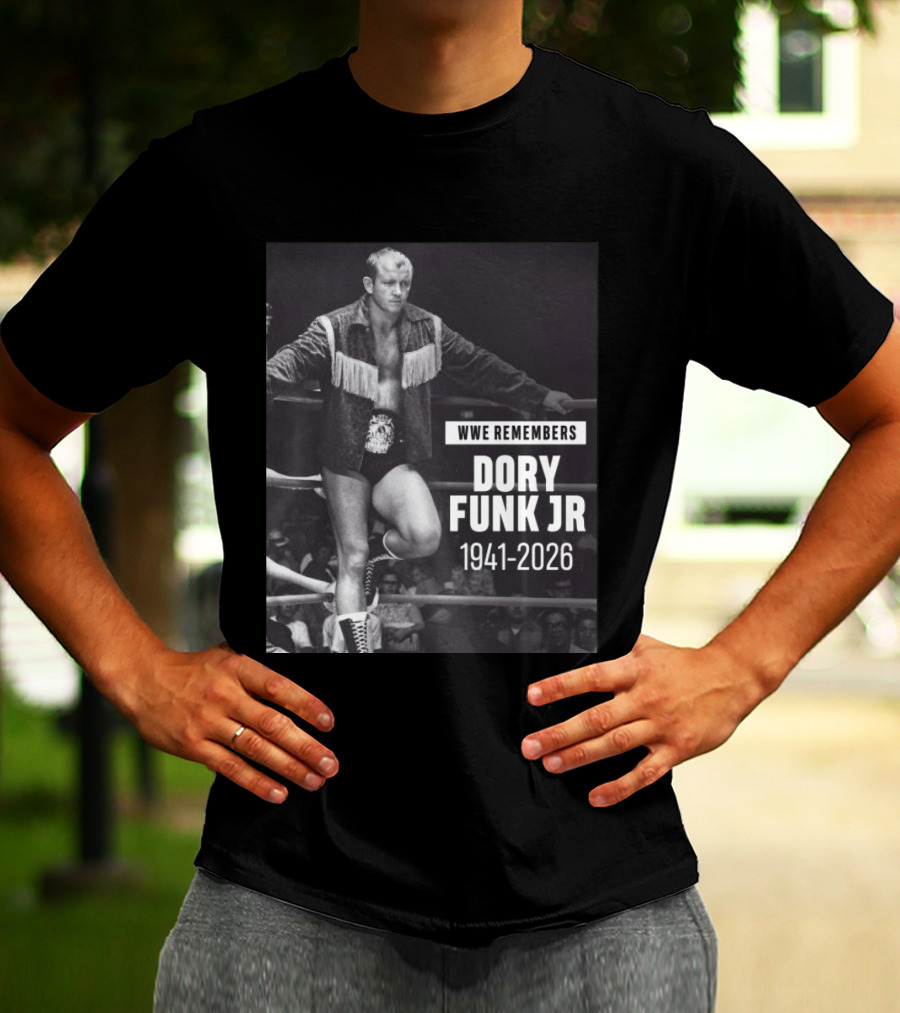 WWE Remembers Dory Funk Jr 1941 2026 T-Shirt