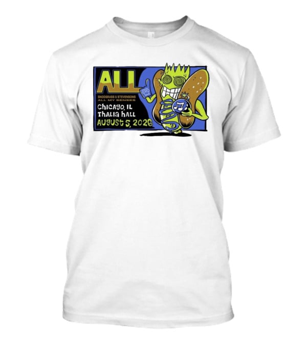 ALL Snodgrass Stevensons Chicago Thalia Hall August 5 2026 T-Shirt