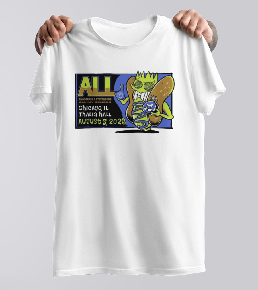 ALL Snodgrass Stevensons Chicago Thalia Hall August 5 2026 T-Shirt