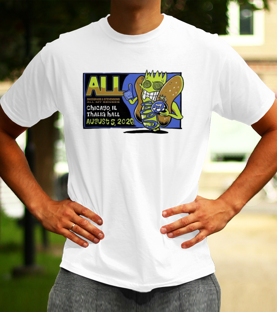 ALL Snodgrass Stevensons Chicago Thalia Hall August 5 2026 T-Shirt